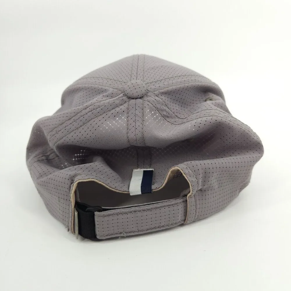 Rhoback Performance Golf Hat Gray Dog Logo Adjustable Cap